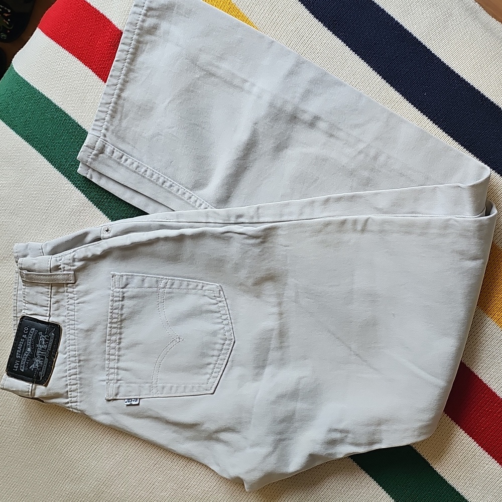 Levi's Vintage Off-White 5 Pocket Jeans Size 29